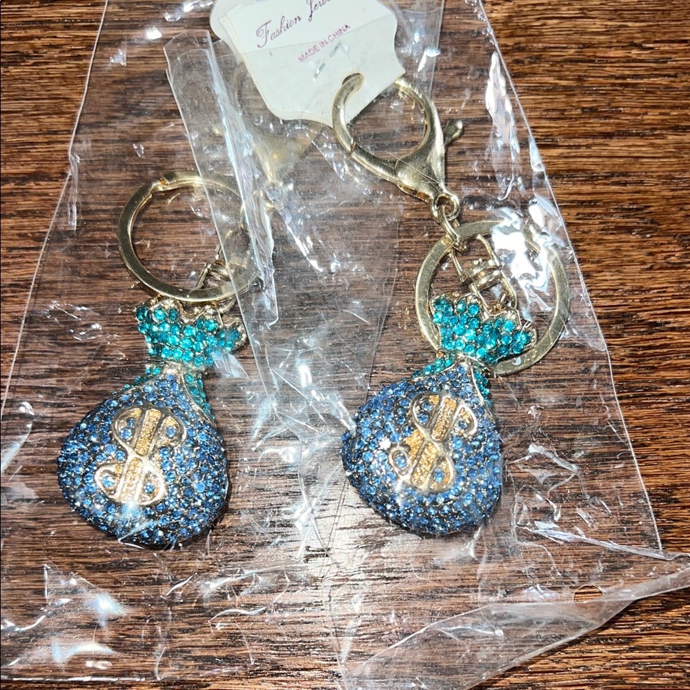 Money Bags Keychain Set. Law of Attraction anyone?